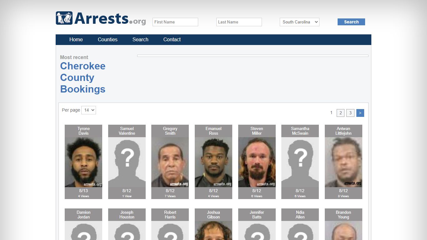 Cherokee County Arrests and Inmate Search